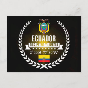 Ecuador Vykort