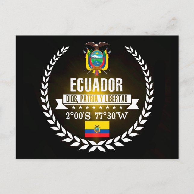 Ecuador Vykort (Framsida)