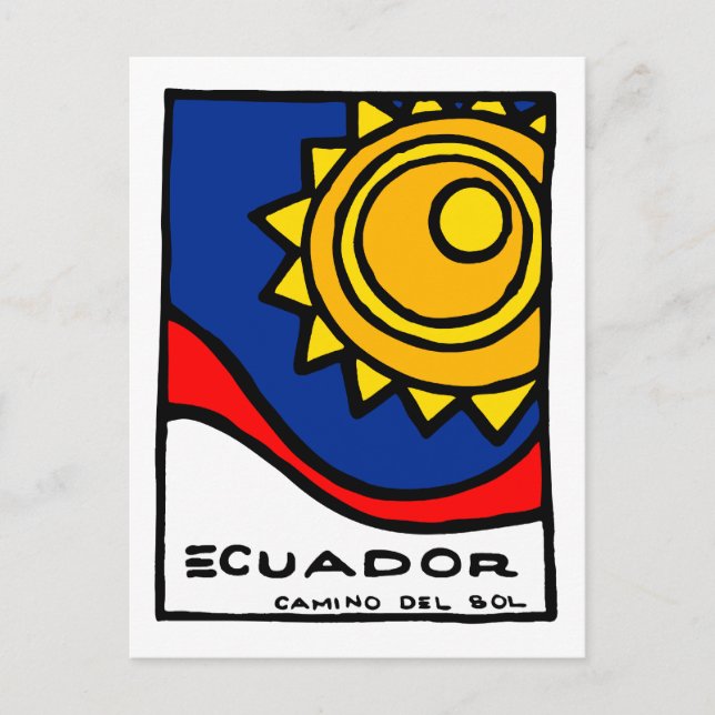 Ecuador-vykort Vykort (Framsida)