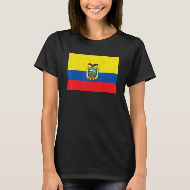 Ecuadorian Ecuador Flag Pride Ecuadorian Flag T Shirt (Framsida)