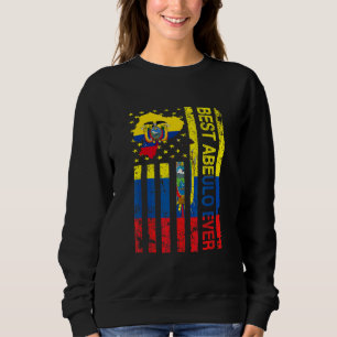 Ecuadoriansk farfar Ecuador Usa Flagga Pappa T Shirt