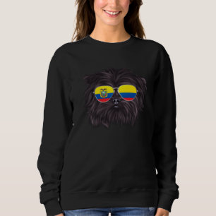 Ecuadoriansk Flagga Affenpinscher Hund Ecuador Fic T Shirt