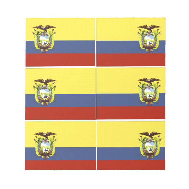 ecuadoriansk flagga anteckningsblock (Framsida)