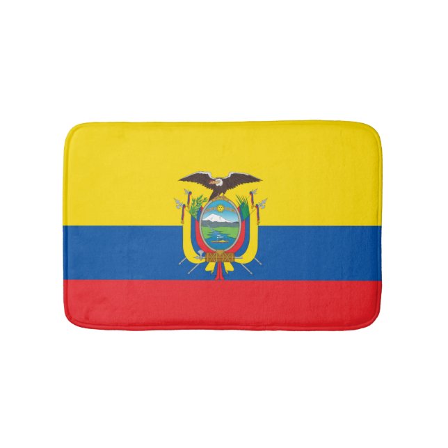 ecuadoriansk flagga badrumsmatta (Framsidan)
