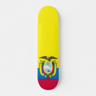 Ecuadoriansk flagga mini skateboard bräda 18,5 cm