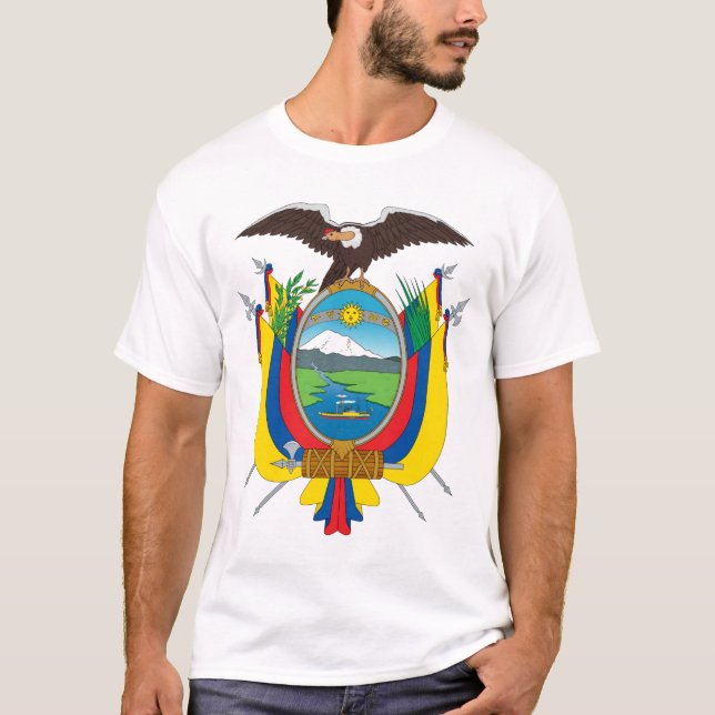 ecuadoriansk jacka av arm T-Shirt (Framsida)