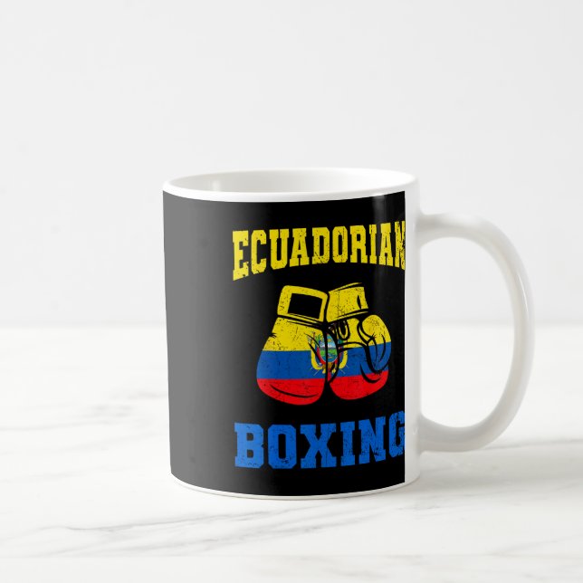 ecuadorianska boxningshandskar Ecuador Pride Boxin Kaffemugg (Höger)