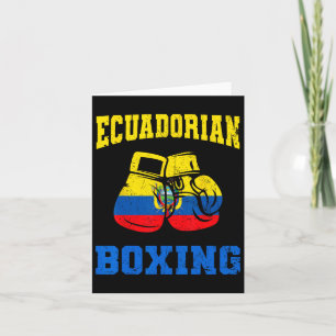 ecuadorianska boxningshandskar Ecuador Pride Boxin Kort