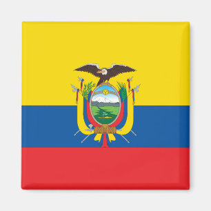 ecuadorianska (ecuadorianska) Flagga Magnet