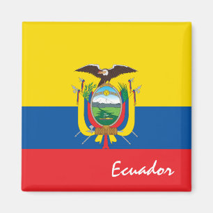 ecuadorianska flagga och ecuadorianska helgdag/spo magnet