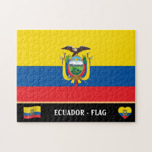 ecuadorianska Flagga och ecuadorianska land / ecua Pussel