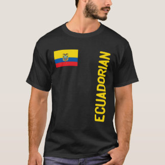 ecuadorianska Flagga och ecuadorianska rötter T Shirt