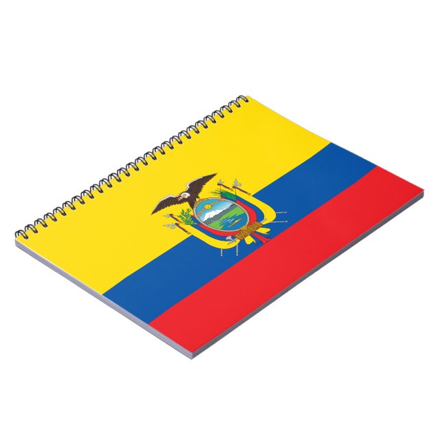 Ecuadors flagga anteckningsbok (Vänstra Sidan)