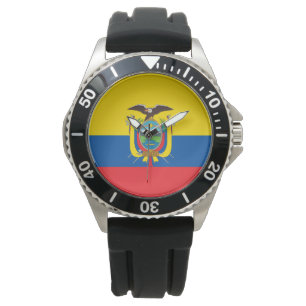 Ecuadors flagga armbandsur