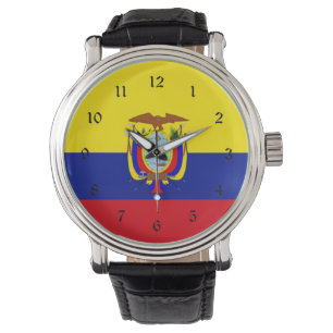 Ecuadors flagga armbandsur
