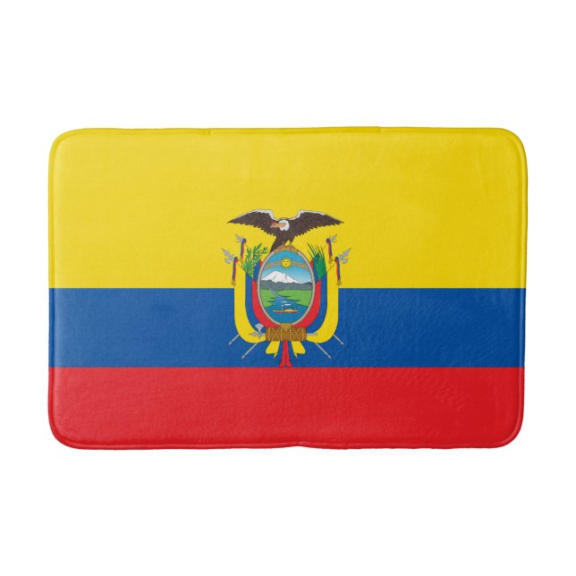 Ecuadors flagga badrumsmatta (Framsidan)