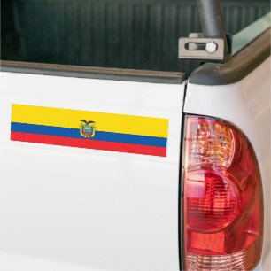 Ecuadors flagga bildekal