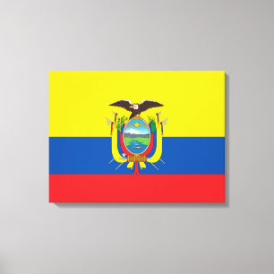 Ecuadors flagga canvastryck