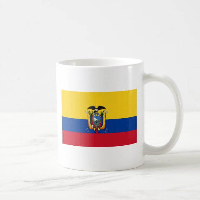 Ecuadors Flagga Kaffemugg (Höger)