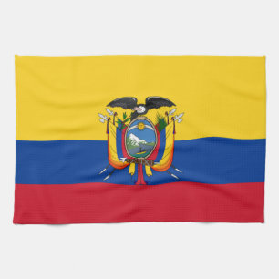 Ecuadors flagga kökshandduk