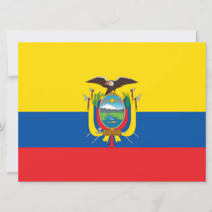 Ecuadors flagga kort
