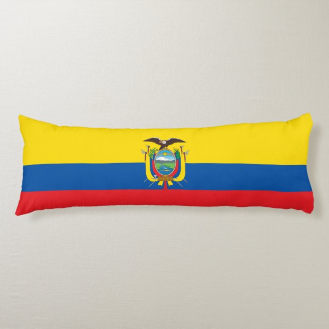 Ecuadors flagga kroppskudde (Framsidan)