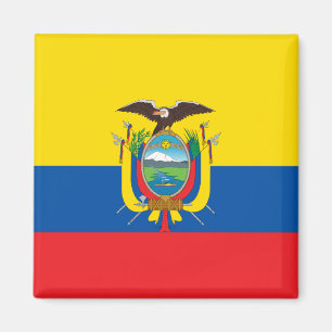 Ecuadors flagga magnet