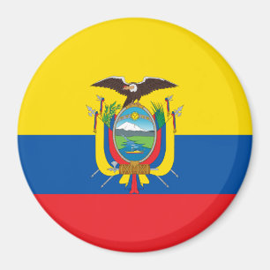 Ecuadors flagga magnet