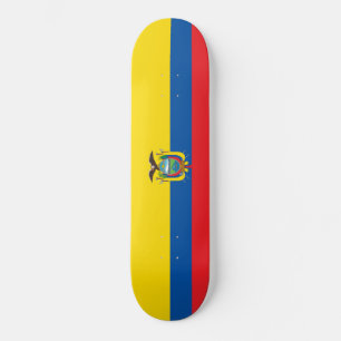 Ecuadors flagga mini skateboard bräda 18,5 cm