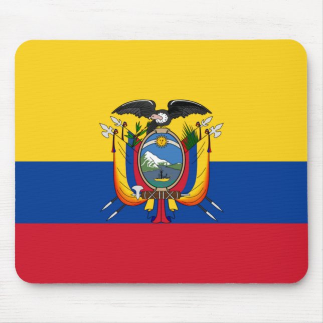 Ecuadors flagga musmatta (Framsidan)