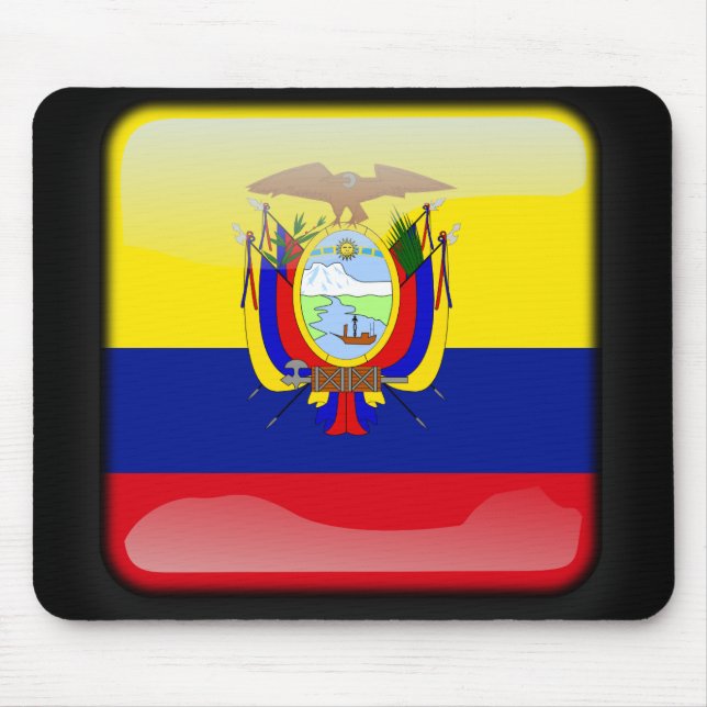 Ecuadors flagga musmatta (Framsidan)