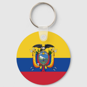 Ecuadors flagga nyckelring