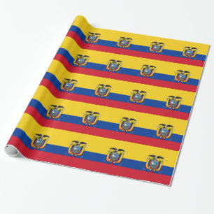 Ecuadors Flagga Presentpapper