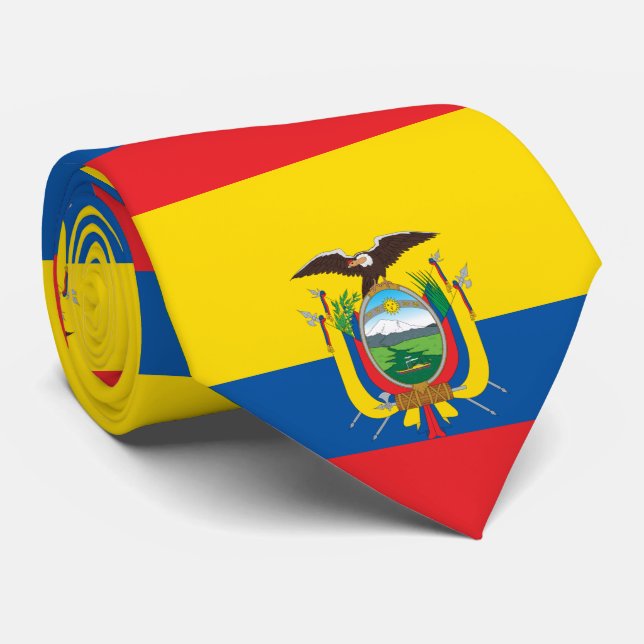 Ecuadors flagga slips (Rullad)