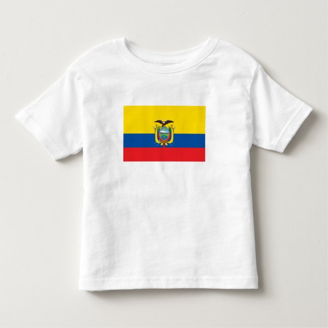 Ecuadors flagga t shirt (Framsida)