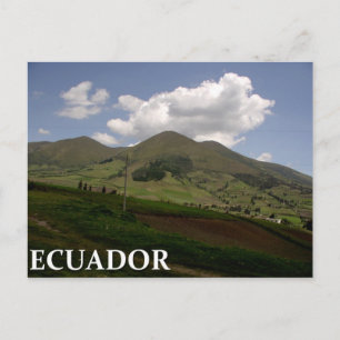 Ecuadors landsbygd vykort