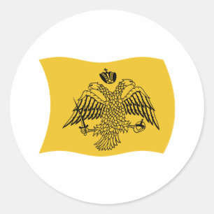 Ecumenical Patriarch Flagga Sticker Runt Klistermärke