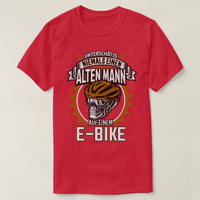 Ecycle Alter Mann Elektrofahrrad T Shirt (Design framsida)