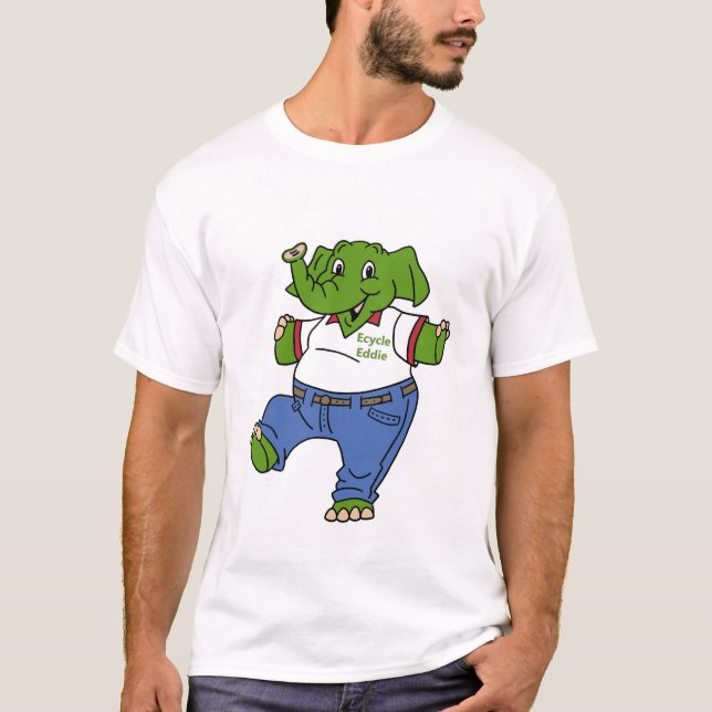 Ecycle Eddie säger: "Kom ihåg Ecycle-it-it" T Shirt (Framsida)
