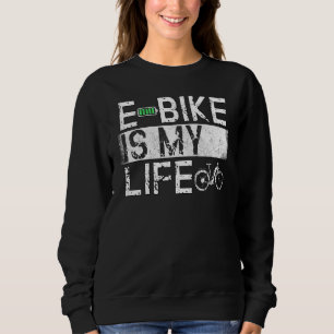 Ecykel Cycling Retro E Bike Cyclist Battery Bicycl T Shirt