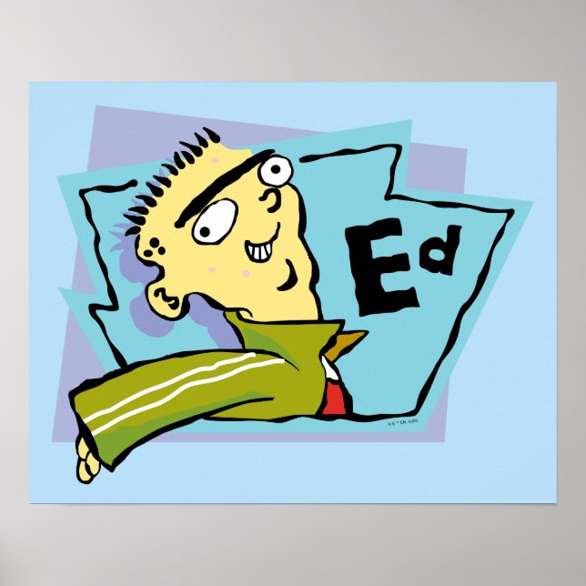 Ed Character Graphic Poster (Framsidan)