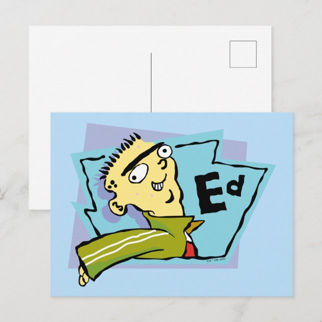 Ed Character Graphic Vykort (Fram/baksida)