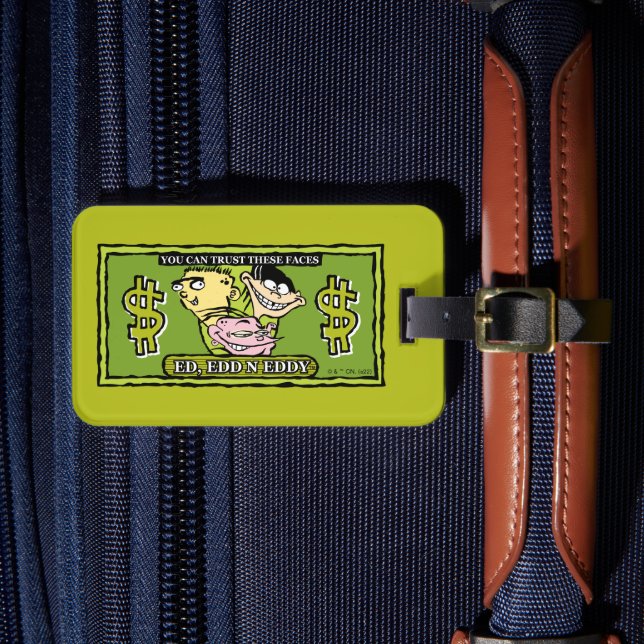 Ed, Edd, n Eddy Dollar Bill Bagagebricka (Framsida Insitu 4)