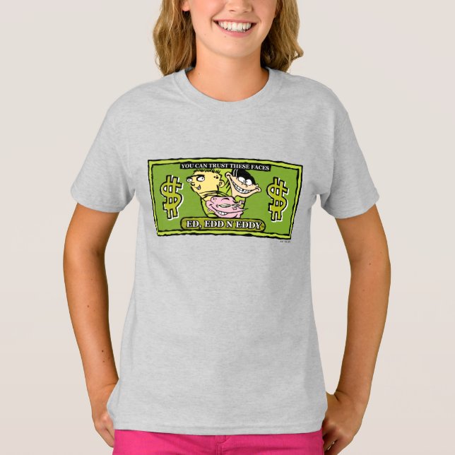Ed, Edd, n Eddy Dollar Bill T Shirt (Framsida)