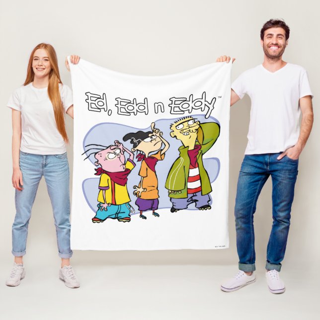 Ed, Edd, n Eddy Hand Signs Fleecefilt (På plats)