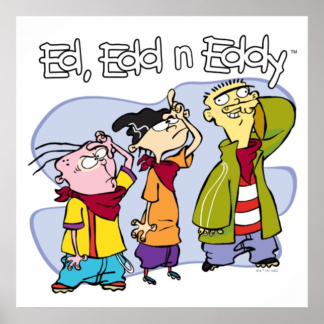 Ed, Edd, n Eddy Hand Signs Poster (Framsidan)