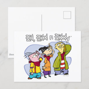 Ed, Edd, n Eddy Hand Signs Vykort