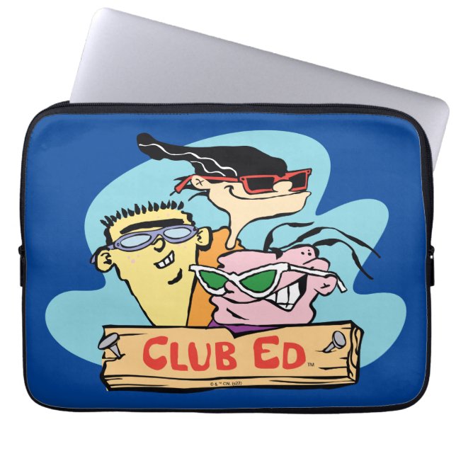 Ed, Edd, n Eddy - Klubb Ed Laptop Fodral (Framsidan)