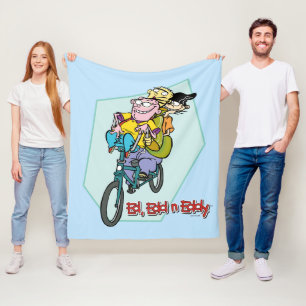 Ed, Edd, n Eddy på en Bike Fleecefilt