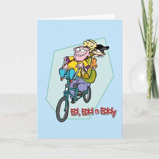 Ed, Edd, n Eddy på en Bike Kort (Framsida)
